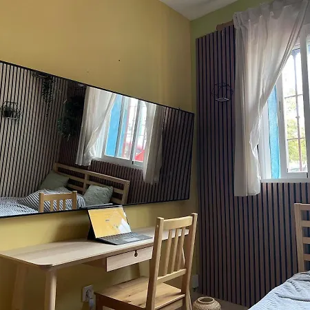 Warm Wood 1 Bedroom Sofa Bed Apartment Malaga