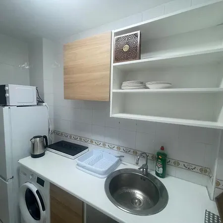 Warm Wood 1 Bedroom Sofa Bed Apartment